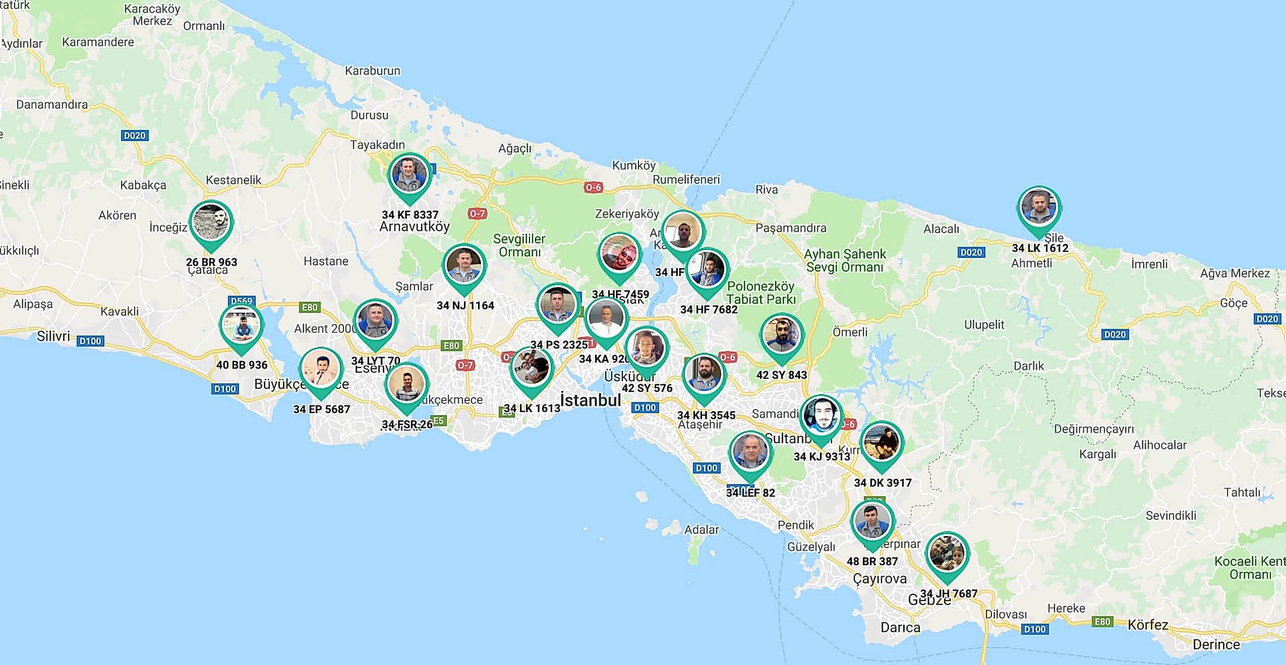protesisat haritası